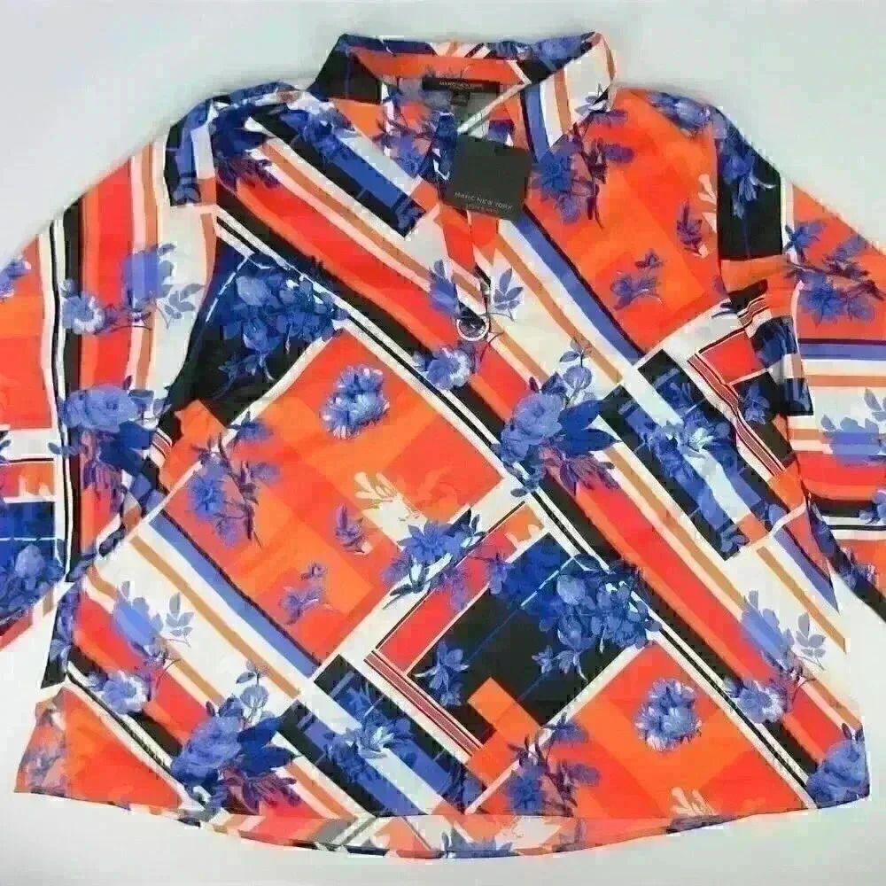 NWT $59 Marc New York Womens Plus Size 2X & 3X Top